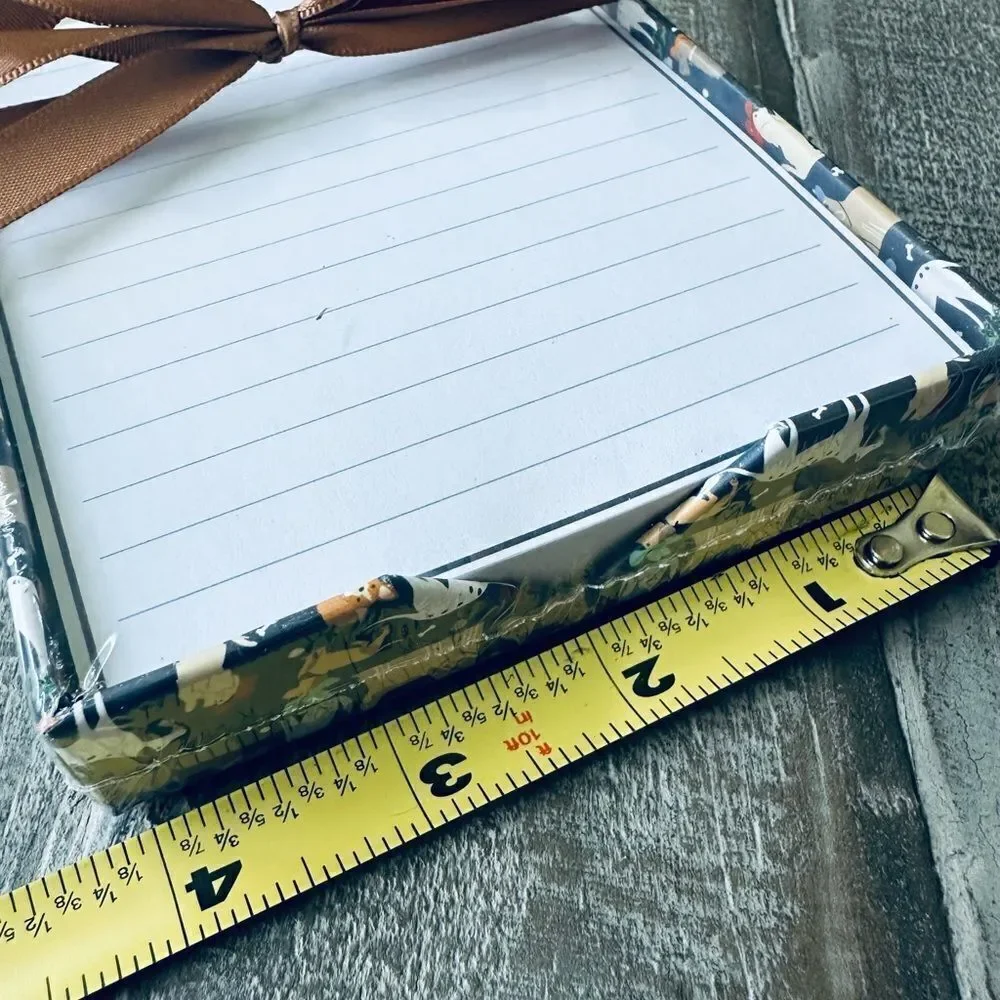 Western Cowboy Dog Stationary Notepad Gift Set
